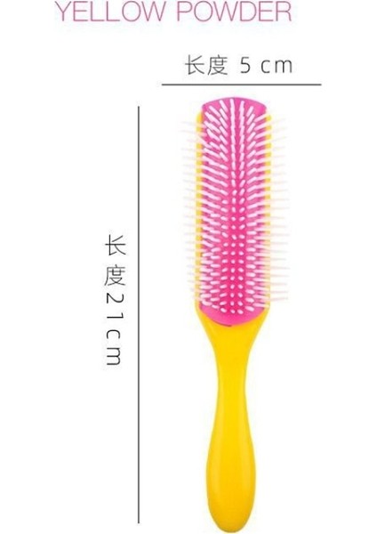 9-Rows Dolaşık Açıcı Saç Fırçası Denman Detangler Saç Fırçası Baş Masaj Aleti Kadınlar Erkekler Için Düz Kıvırcık Islak Saç Tarak Ev Salon (Yurt Dışından) indirimleri