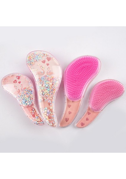 Tt Tarak Seti Saç Fırçası Kadın Saç Derisi Masaj Tarak Flamingo Kuaförlük Sevimli Karikatür Baskı Islak Kıvırcık Detangle Fırça Saç Aracı (Yurt Dışından) fırsatları