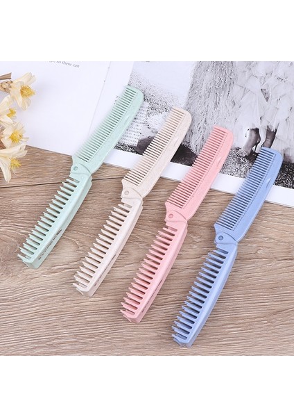 Adet Opvouwbare Haar Kam Borstel Anti-Statische Haarborstel Draagbare Reizen Haar Borstel (Yurt Dışından)