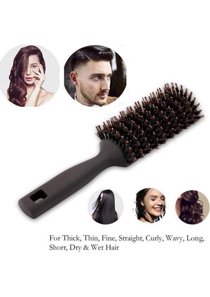 Arka Tarak Erkek Şekillendirme Araçları Domuz Kıl Kaburga Tarak Saç Bakım Ürünü Erkek Kaburga Tarağı Büyük Sırt Şekillendirici Tarak (Yurt Dışından)