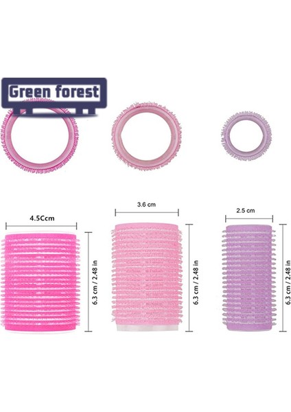 Yeşil Orman Kuaförlük Bigudi Kendinden Yapışkanlı Isısız Saç Rulosu (Yurt Dışından) fiyatları