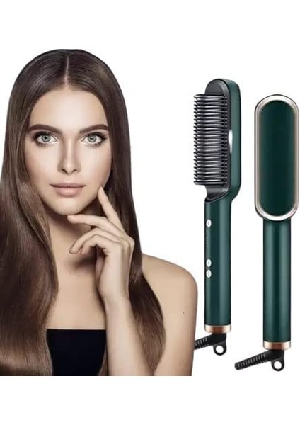 Kızlar Için Saç Düzleştirici Fırçası Tarak Stili / Saç Şekillendirici Tarak Fırçası, Sıcaklık Ayarlı Kızlar Için 130 °c Ila 200°C (Yurt Dışından) fırsatları