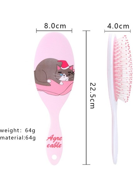 Güzellik Kedi Tarak Saç Dolaşık Açıcı Tarak Kadın Saç Masaj Hava Yastığı Saç Fırçası Antistatik Şekillendirici Araçları Berber Kuaförler Için Tarak (Yurt Dışından) fiyatları