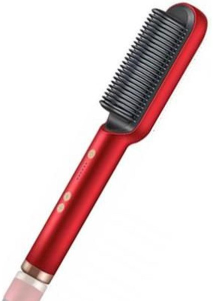 Saç Düzleştirici Fırçası Fh 909 - Kırmızı (Yurt Dışından)