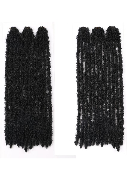 Avrupa ve Amerikan Tarzı Peruk Yeni Afrika Kelebek Şarkısı Dreadlocks Kelebek Locs 12 Kök 20 Inç 65G Dreadlocks Peruk (Yurt Dışından) modelleri
