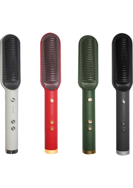 Kızlar Için Elektrikli Profesyonel Saç Düzleştirme Fırçası Saç Düzleştirici Fırçası Kıvırma Tarak 2'si 1 Arada. Seyahat, Evde Profesyonel Salon (Yurt Dışından)