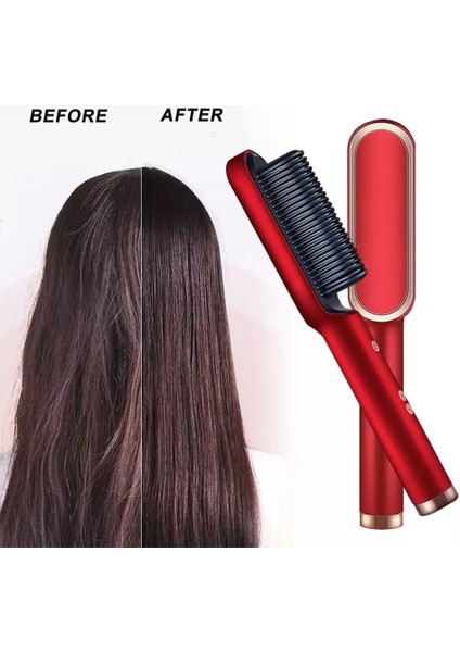 Saç Düzleştirici Fırçası Saç Düzleştirici Demir Tarak Dahili Taşınabilir O1K7 (Yurt Dışından) fiyatları