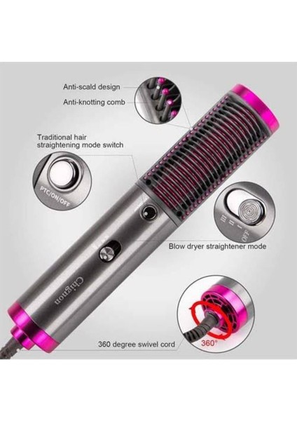 Saç Kurutma Makinesi Fırçası Düzleştirici (Yurt Dışından)