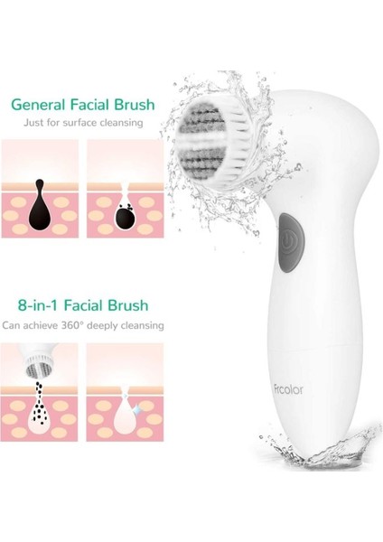 8'i 1 Arada Çok Fonksiyonlu Elektrikli Yüz Fırçası (Yurt Dışından) fırsatları