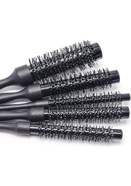 Profesyonel 1/4 Adet Siyah Yuvarlak Saç Tarak Naylon Tarak Tüp Yuvarlak Tarak Kuaförlük Saç Maşası Fırçaları Şekillendirici Araçları 2 # (Yurt Dışından) indirimleri