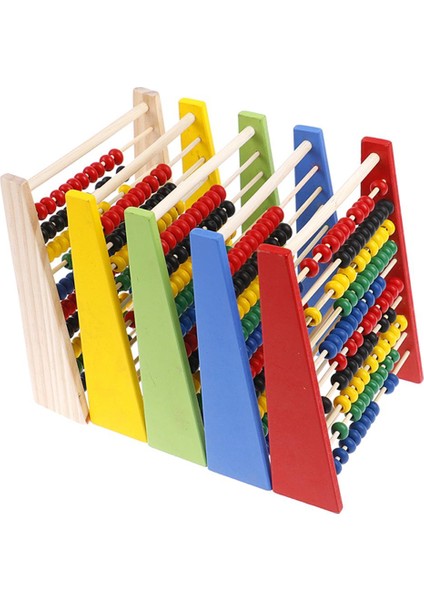 3-6 Yaş Çocuklar Için 1 Adet Zeka Gelişimi Ahşap Abaküs Çocuklar Için Matematik (Yurt Dışından)