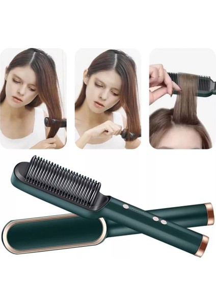 Saç Düzleştirici Fırçası Saç Düzleştirici Demir Tarak Dahili Taşınabilir O1K7 (Yurt Dışından) modelleri