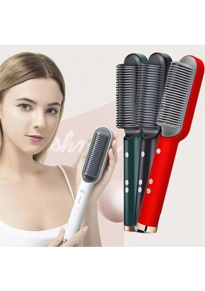 *909 B Fırçalı Çok Fonksiyonlu Saç Düzleştirici* *sıcaklık Ayarlı Turmalin Seramik Genişletme Paneli Seramik Isıtma* *plaka Salon Şekillendirme Aracı (Yurt Dışından) fiyatları