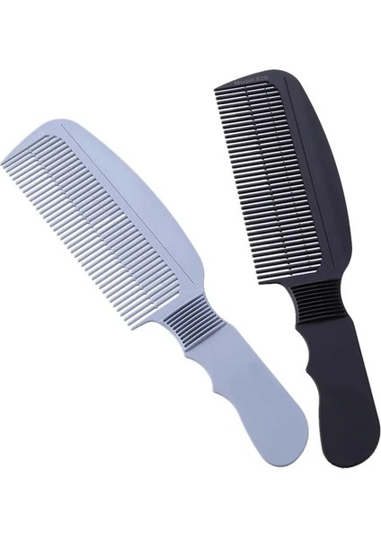 Karbon Fiber Anti-Statische 3D Kappers Kam Zwart Handvat Borstels Kam Clipper Kapper Kapsel Borstel Salon (Yurt Dışından)