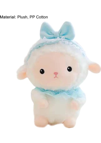Kuzu Bebek Yumuşak Dolması Hayvan Koyun Peluş Yastık Kanepe Dekoru (Yurt Dışından)