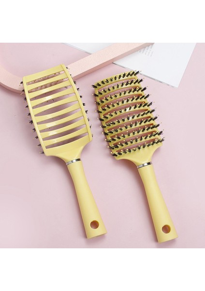 Saç Fırçası Saç Derisi Masaj Tarak Saç Fırçası Kıl Naylon Kadın Islak Kıvırcık Detangle Saç Fırçası Salon Kuaförlük Şekillendirici R2V0 (Yurt Dışından) modelleri