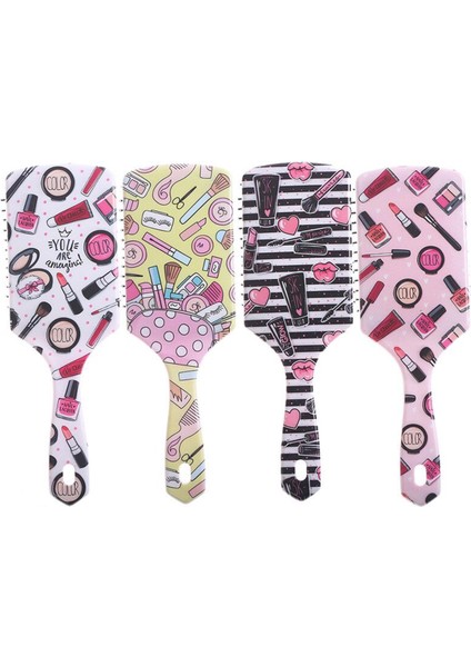 Kadın Saç Tarak Dolaşık Açıcı Saç Fırçası Hava Yastığı Saç Fırçası Salon Kuaförlük Düz Kıvırcık Saç Tarak Kürek Dolaşık Açıcı Saç Fırçası (Yurt Dışından)