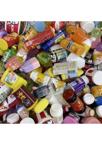 Adet Sevimli Mini Dollhouse Süpermarket Gıda Aperatifler Bebek Mutfak Aksesuarları Için Cologo (Yurt Dışından)