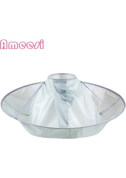 Ameesi Saç Kesme Şemsiyesi Kolay Temizlenebilir Çocuk Yetişkin Berber Saç Kesimi Pelerini (Yurt Dışından)