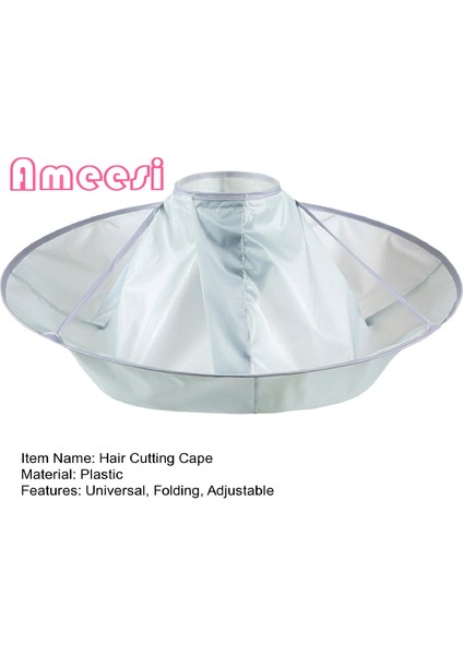 Ameesi Saç Kesme Şemsiyesi Kolay Temizlenebilir Çocuk Yetişkin Berber Saç Kesimi Pelerini (Yurt Dışından) modelleri