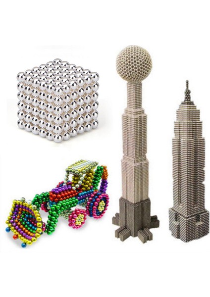 3mm Renkli 216PCS Manyetik Toplar Oyuncaklar Bulmaca Mıknatısı Magico (Yurt Dışından) modelleri