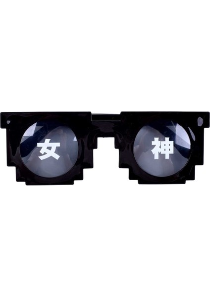 Denoswım Erkek Kadın Gözlük Gözlük Thug Life 8-Bit Mlg Minecraft Oyuncuları Için Pikselli Güneş Gözlüğü (Yurt Dışından)