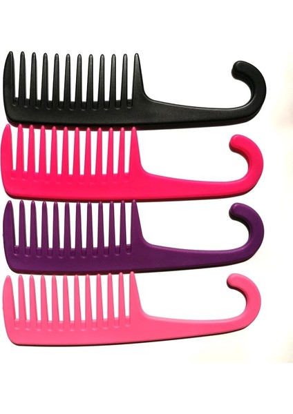 Büyük Diş Tarak Yaygın Olarak Bulunan Diş Taraklar Plastik Dolaşmış Kavisli Saç Fırçaları ile Iyi Çözülür Fırçalar Saç Dökülmesini Azaltır Tarak Şekillendirici Araçlar (Yurt Dışından)