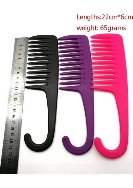 Büyük Diş Tarak Yaygın Olarak Bulunan Diş Taraklar Plastik Dolaşmış Kavisli Saç Fırçaları ile Iyi Çözülür Fırçalar Saç Dökülmesini Azaltır Tarak Şekillendirici Araçlar (Yurt Dışından) modelleri