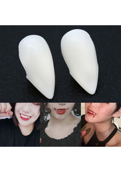 4 Boyutu Vampir Dişleri Dişleri Protez Sahne Cadılar Bayramı Kostüm Sahne Parti Malzemeleri Tatil Dıy Süslemeleri Korku Yetişkin Çocuklar Için (Yurt Dışından) modelleri