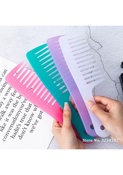 Geniş Diş Kuaför Tarak Isıya Dayanıklı Kadın Islak Kanca Kıvırcık Saç Fırçaları Pro Salon Boyama Şekillendirici Araçları Saç Tarak (Yurt Dışından) fiyatları