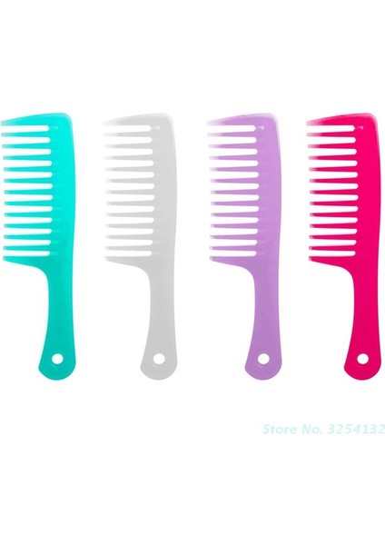 Geniş Diş Kuaför Tarak Isıya Dayanıklı Kadın Islak Kanca Kıvırcık Saç Fırçaları Pro Salon Boyama Şekillendirici Araçları Saç Tarak (Yurt Dışından) fırsatları