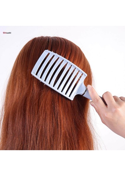 Kıvırcık Düz Islak ve Kuru Saçlar Için Oymalı Saç Fırçası Saç Derisi Masaj Tarakları Mavi (Yurt Dışından) indirimleri