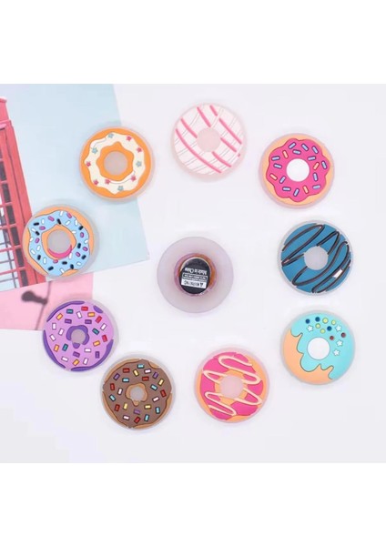 Ledli Yanıp Sönen Donut Terlik Süsü Üç Boyutlu/ışıklı 3D Charm/jibbitz fiyatları