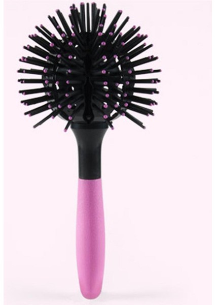 3D Yuvarlak Saç Fırçaları Tarak Salon Makyaj 360 Derece Top Şekillendirme Araçları Saç Tarağı (Yurt Dışından)