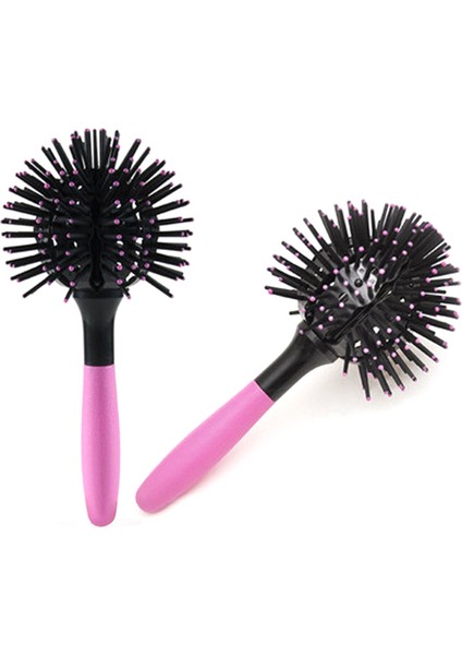 3D Yuvarlak Saç Fırçaları Tarak Salon Makyaj 360 Derece Top Şekillendirme Araçları Saç Tarağı (Yurt Dışından) fiyatları