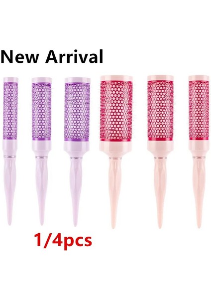 Nieuwe 1/4 Adet Naylon Saç Fırçası Anti-Statische Hittebestendig Ronde Haar Kam Drogen Curling Kapper Aksesuarları Diy Thuis 2 # (Yurt Dışından)