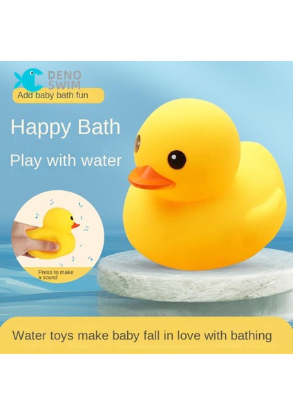 Denoswım 10 Adet Bebek Banyo Oyuncakları Mini Cızırtılı Lastik Ördek Düdük Şamandıra Banyo Havuzu Ducky Ses Duş Çocuk Oyuncakları (Yurt Dışından)