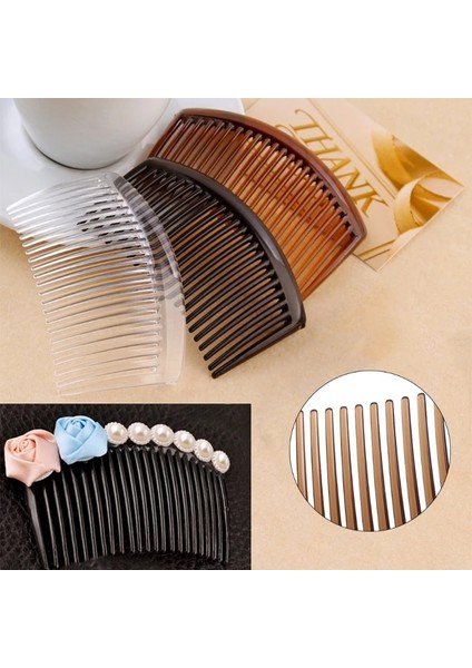 5 Adet/takım El Yapımı Tarak 23 Diş Plastik Şapkalar Saç Aksesuarları Kadın Dıy Klip (Yurt Dışından) fiyatları