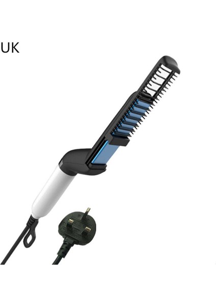 Ma Profesyonel Erkekler Isı Saç Şekillendirici Seramik Bigudi Düzleştirici Çok Fonksiyonlu-Siyah (Yurt Dışından)