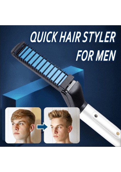 Ma Profesyonel Erkekler Isı Saç Şekillendirici Seramik Bigudi Düzleştirici Çok Fonksiyonlu-Siyah (Yurt Dışından) modelleri