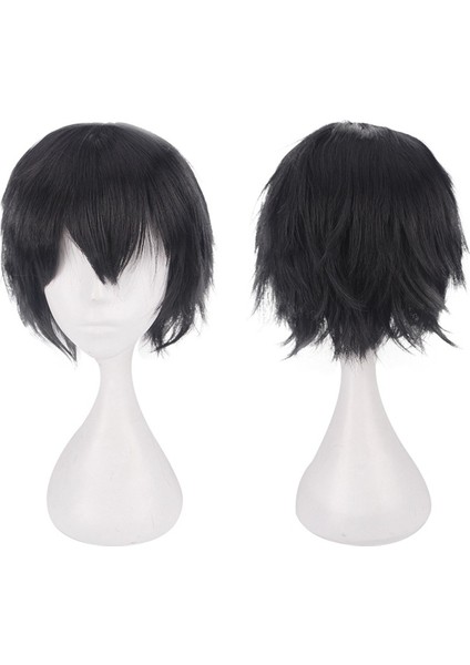 Dış Ticaret Avrupa ve Amerika Cosplay Anime Peruk Evrensel Renk Harajuku Anti-Kaldırma Erkek Kısa Saç Anti-Kaldırma Tarzı (Yurt Dışından) indirimleri