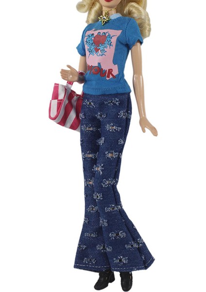 4 Adet Set Moda Baskı Bezleri 30 cm 1/6 Bebek Kız Hediye Bebek Aksesuarları Cologo (Yurt Dışından) fırsatları