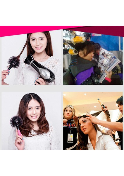 3D Yuvarlak Saç Fırçaları Tarak Salon Makyaj 360 Derece Top Şekillendirme Araçları Saç Tarağı (Yurt Dışından) fırsatları