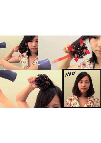 3D Yuvarlak Saç Fırçaları Tarak Salon Makyaj 360 Derece Top Şekillendirme Araçları Saç Tarağı (Yurt Dışından) indirimleri