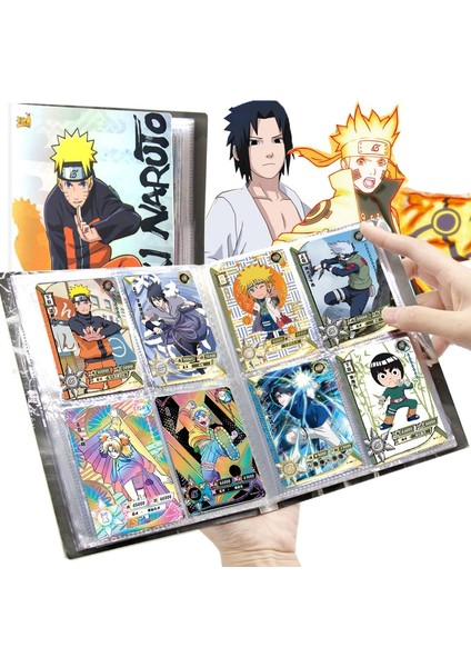 80/160 Adet Albümü Naruto Kart Tutucu Kitap Harfler Kağıt Oyunları Çocuk Anime Karakter Koleksiyonu Çocuk Hediye Oyun Kartı Oyuncak (Yurt Dışından) fırsatları