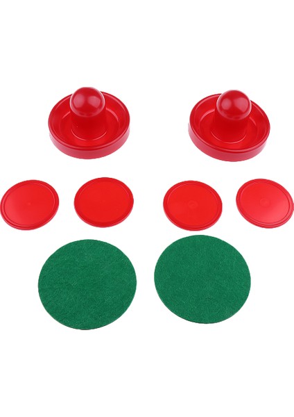 Iki Hava Hokeyi Itici, Forvet Kaleci ve Dört Kırmızı Diskten Oluşan Set (Yurt Dışından) fiyatları