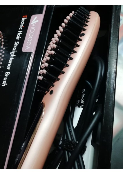 Orijinal Verilen Elektrikli Saç Düzleştirici Fırça Seramik Hızlı Isıtma Elektrikli Fırça Tarak Ütüler Ekran Anti-Haşlanma Etkili Saç Tarağı (Yurt Dışından) fiyatları