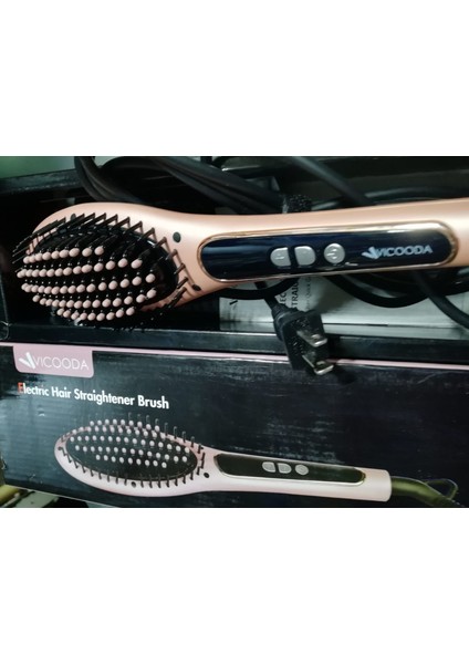 Orijinal Verilen Elektrikli Saç Düzleştirici Fırça Seramik Hızlı Isıtma Elektrikli Fırça Tarak Ütüler Ekran Anti-Haşlanma Etkili Saç Tarağı (Yurt Dışından) modelleri