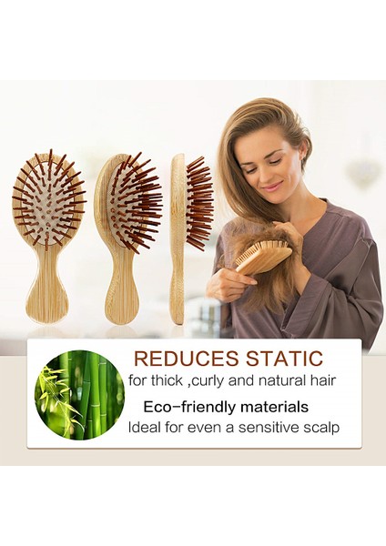 Yastık Saç Derisi Saç Fırçası Kaybı Bambu Fırça Bakım Tarak Profesyonel Sağlıklı (Yurt Dışından) fiyatları
