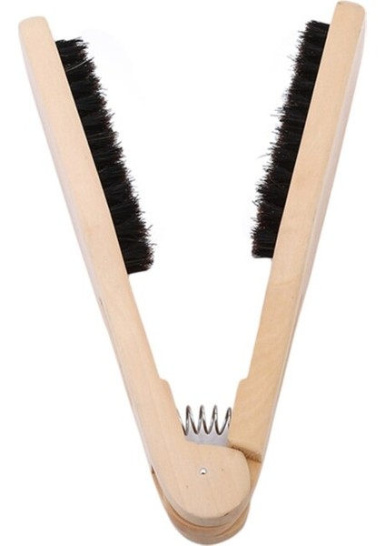 Profesyonel Çift Fırçalar Kuaförlük Tarak V Tipi Düz Saç Fırçası Ahşap Saplı Anti-Statik Saç Şekillendirici Araçları (Yurt Dışından) fiyatları